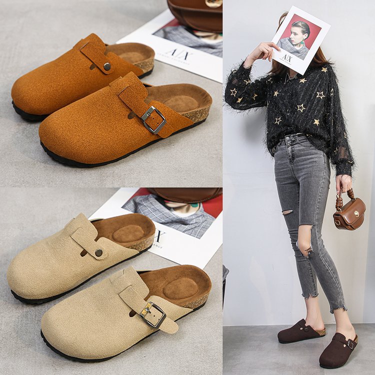 Damen Bequeme Clogs mit verstellbarem Riemen und anatomischem Fußbett EB