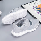 Damen Sportliche Gesundheits-Sneaker mit atmungsaktivem Obermaterial und verstellbarem Klettverschluss R&B