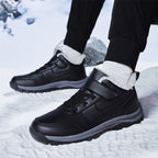 Damen Warmgefütterte Winterstiefel mit rutschfester Sohle und verstellbarem Klettverschluss R&B