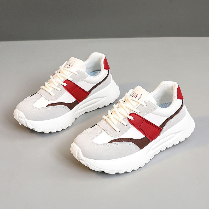 Damen Sportliche Chunky Sneakers mit dämpfendem Sohlenprofil und atmungsaktiver Mesh-Oberfläche R&B