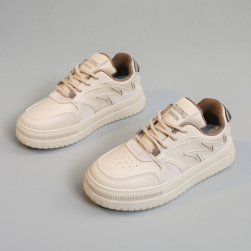 Damen modische Sneakers mit atmungsaktiver Oberflächenstruktur und trendigem Design R&B