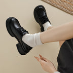 Damen modische Schnürschuhe mit urbanem Stil und komfortabler Profilsohle