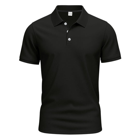 Herren nan klassisches Polohemd aus atmungsaktivem Baumwollmix mit normaler Passform R&B