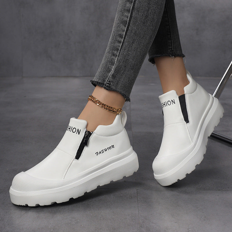 Damen Sneakers mit praktischem Reißverschluss und dämpfender Sohle