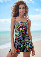 Damen Floral Strandedress R&B
