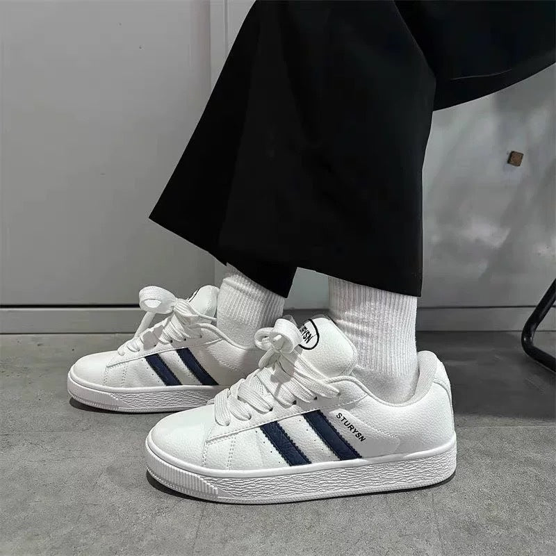 Damen Sportliche Sneaker mit klassischem Streifendesign R&B