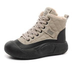 Damen modische Winterboots mit kuscheligem Innenfutter und robuster Sohle R&B