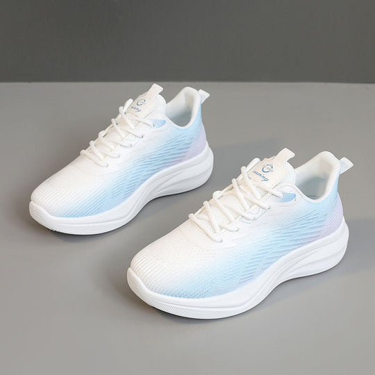 Damen sportliche Leichtgewicht Sneakers mit atmungsaktiver Obermaterialstruktur R&B