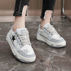 Damen Sneakers mit modischem Sternenmuster und dämpfendem Sohlenprofil R&B