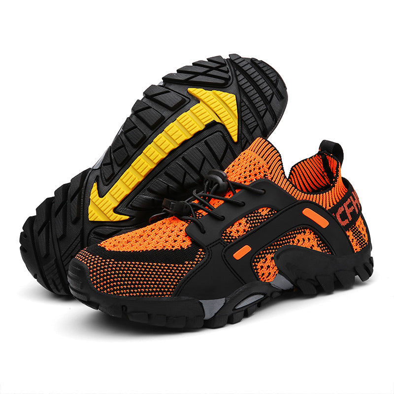 Damen Sportliche Freizeit-Sneaker mit atmungsaktivem Netzmaterial und rutschfester Sohle