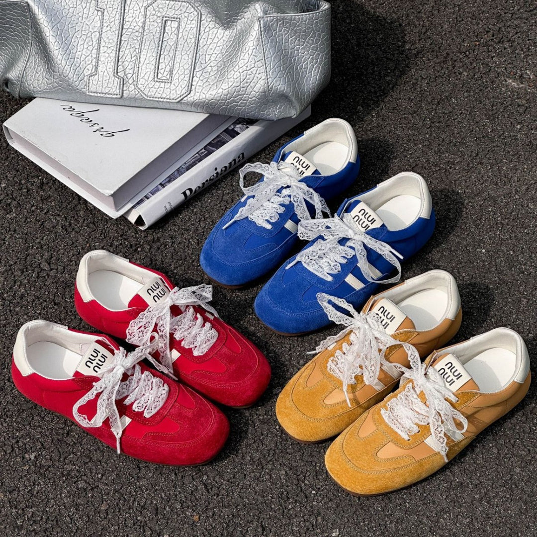 Damen Sportliche Sneakers mit atmungsaktivem Obermaterial von R&B