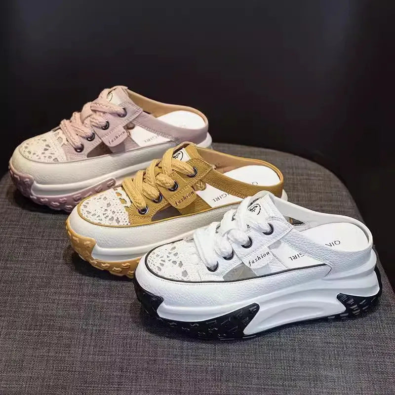 Damen Sportliche Halbschuhe mit rutschfester Sohle von