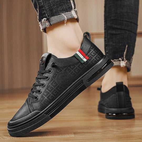 Damen modische Sneakers aus hochwertigem Leder mit strapazierfähiger Laufsohle R&B
