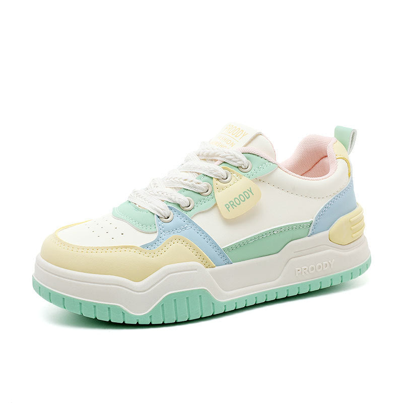 Damen Sportliche Chunky Sneakers mit modischem Design und dämpfender Laufsohle R&B