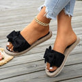 Damen modische Espadrilles mit dekorativem Schleifen-Detail R&B
