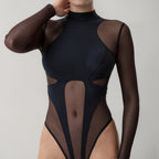 Damen Hightech Bodysuit mit innovativem Mesh-Design R&B