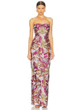 Damen Glamouröses Abendkleid mit schillernden Pailletten und taillierter Silhouette R&B