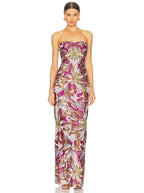 Damen Glamouröses Abendkleid mit schillernden Pailletten und taillierter Silhouette R&B