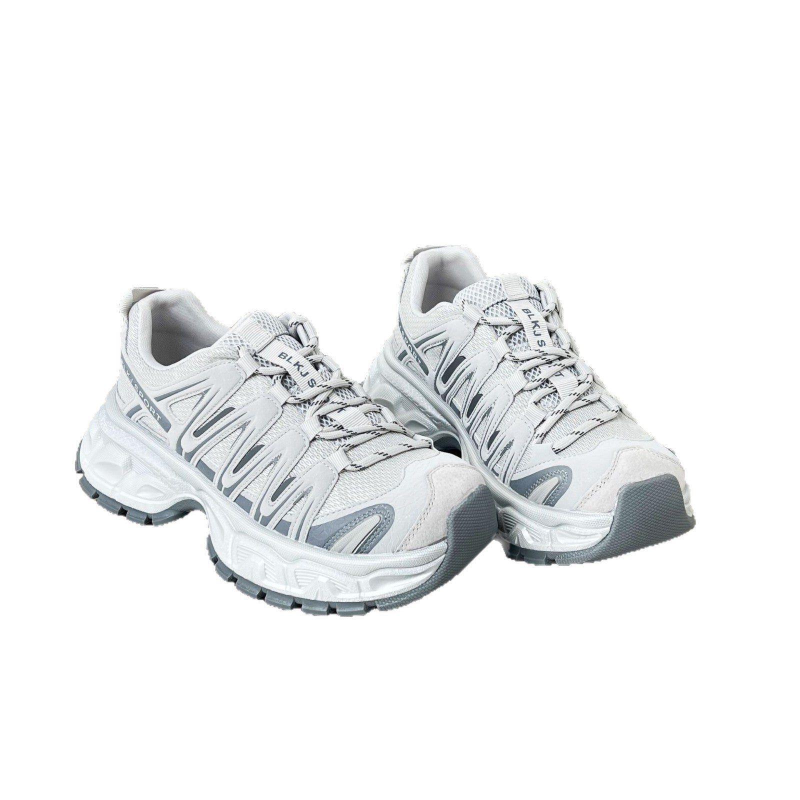 Damen Sportliche Lauf-Sneaker mit atmungsaktiver Mesh-Oberfläche und robustem Sohlenprofil R&B