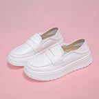 Damen Chunky Slip-On Sneakers mit verstellbarem Riemen und modischer Sohle R&B