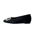 Damen Elegante Ballerinas mit funkelndem Schmuckriemen und klassischem Design R&B