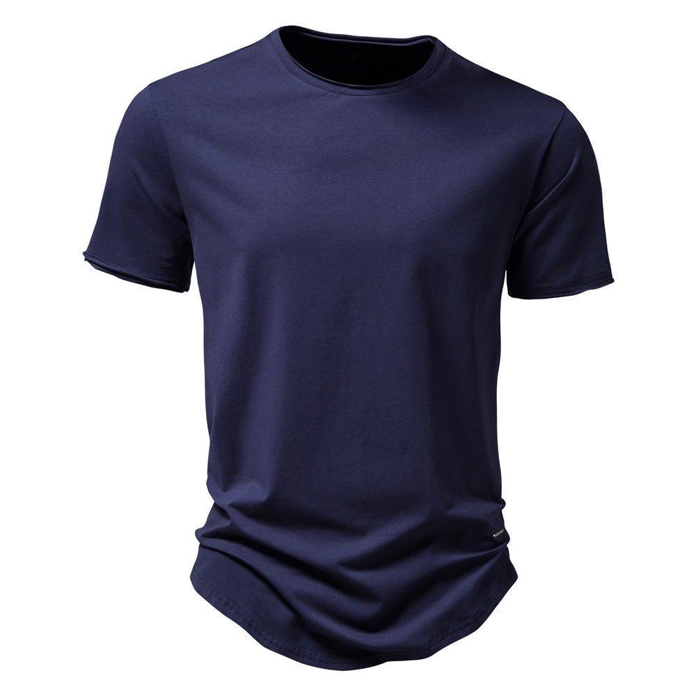 Herren Premium Baumwoll T-Shirt mit trendigem Schnitt R&B