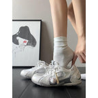 Damen sportliche Sneakers mit innovativem dämpfenden Sohlenprofil R&B