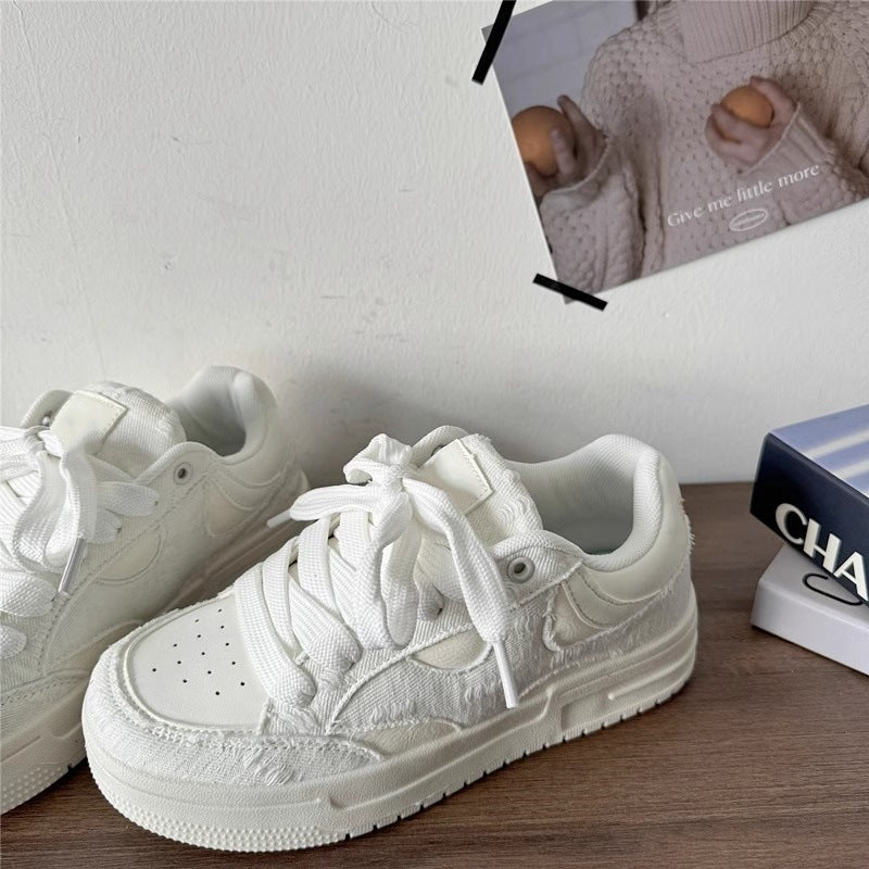 Damen Modische Sneakers mit innovativer Textur und rutschfester Sohle R&B