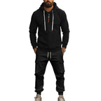 Herren Hoodie und Cargo Jogginghose Set R&B