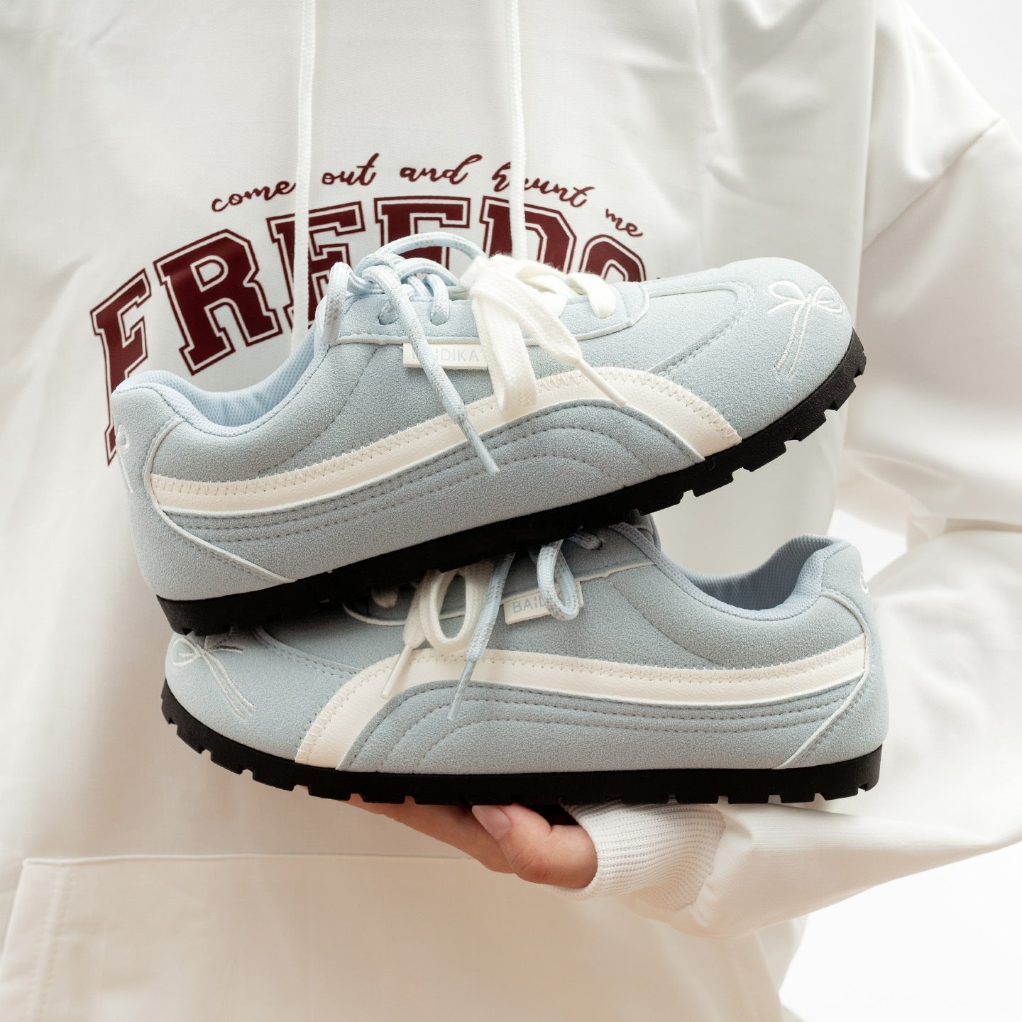Damen Sneakers mit atmungsaktiven Eigenschaften und rutschfester Sohle