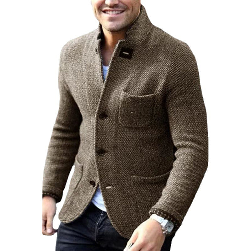 Herren Casual Chic Strickblazer R&B