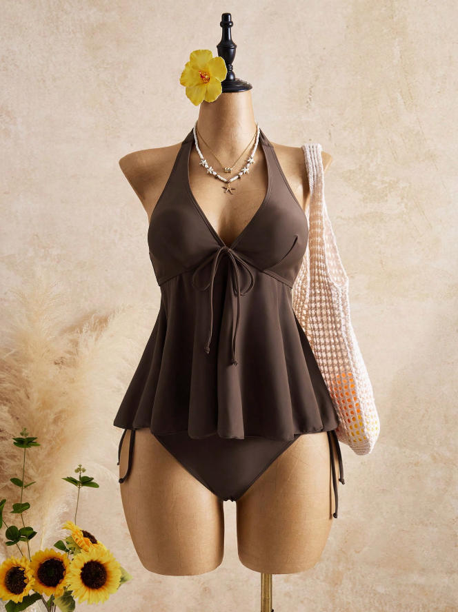 Damen Top-Fashion Badeanzug R&B