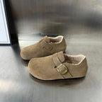 Damen Komfortable Clogs mit weichem Innenfutter und innovativem Schnallenverschluss R&B