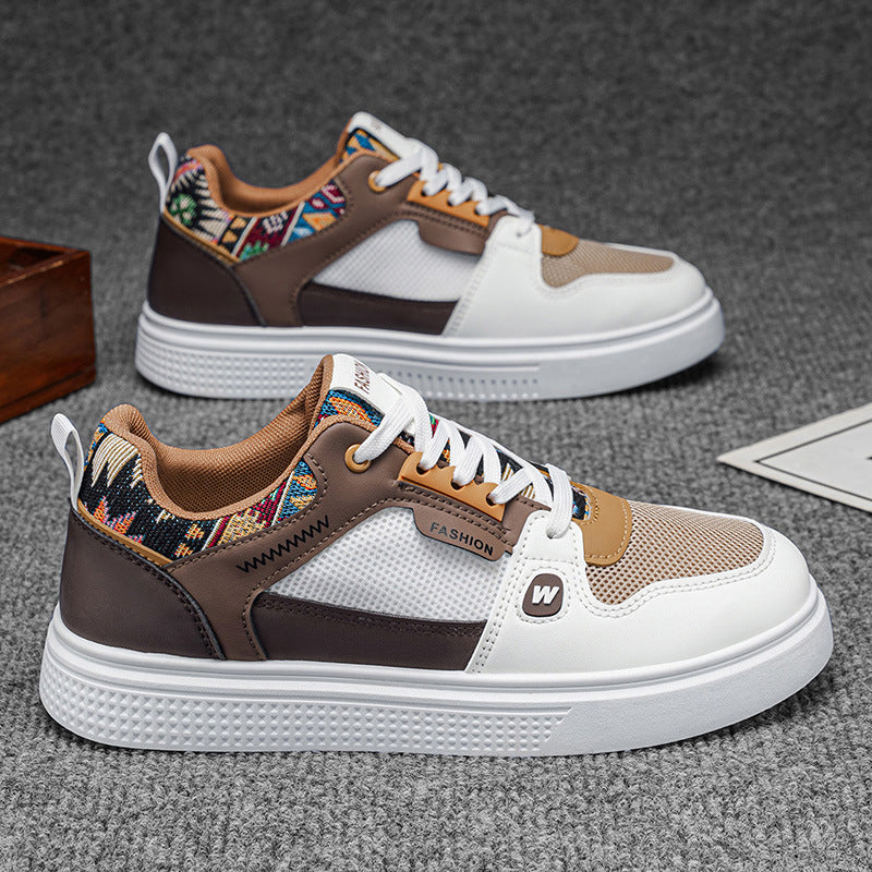 Damen Sportliche Sneakers mit modischem Ethno-Design R&B