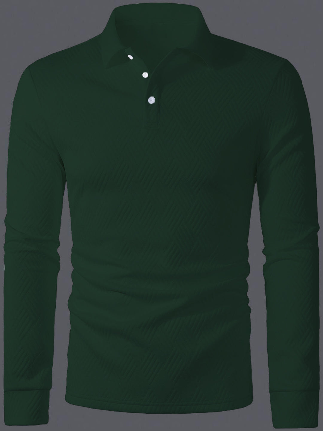 Herren Langarm Polohemd R&B