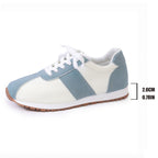 Damen Sportliche Freizeit Sneakers mit strapazierfähigem Obermaterial und rutschfester Sohle EB