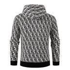 Herren Strickjacke mit modernem Zopfmuster und kuscheligem Innenfutter