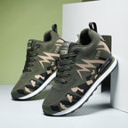 Damen Sportliche Sneakers mit Camouflage-Design und dämpfender Sohle