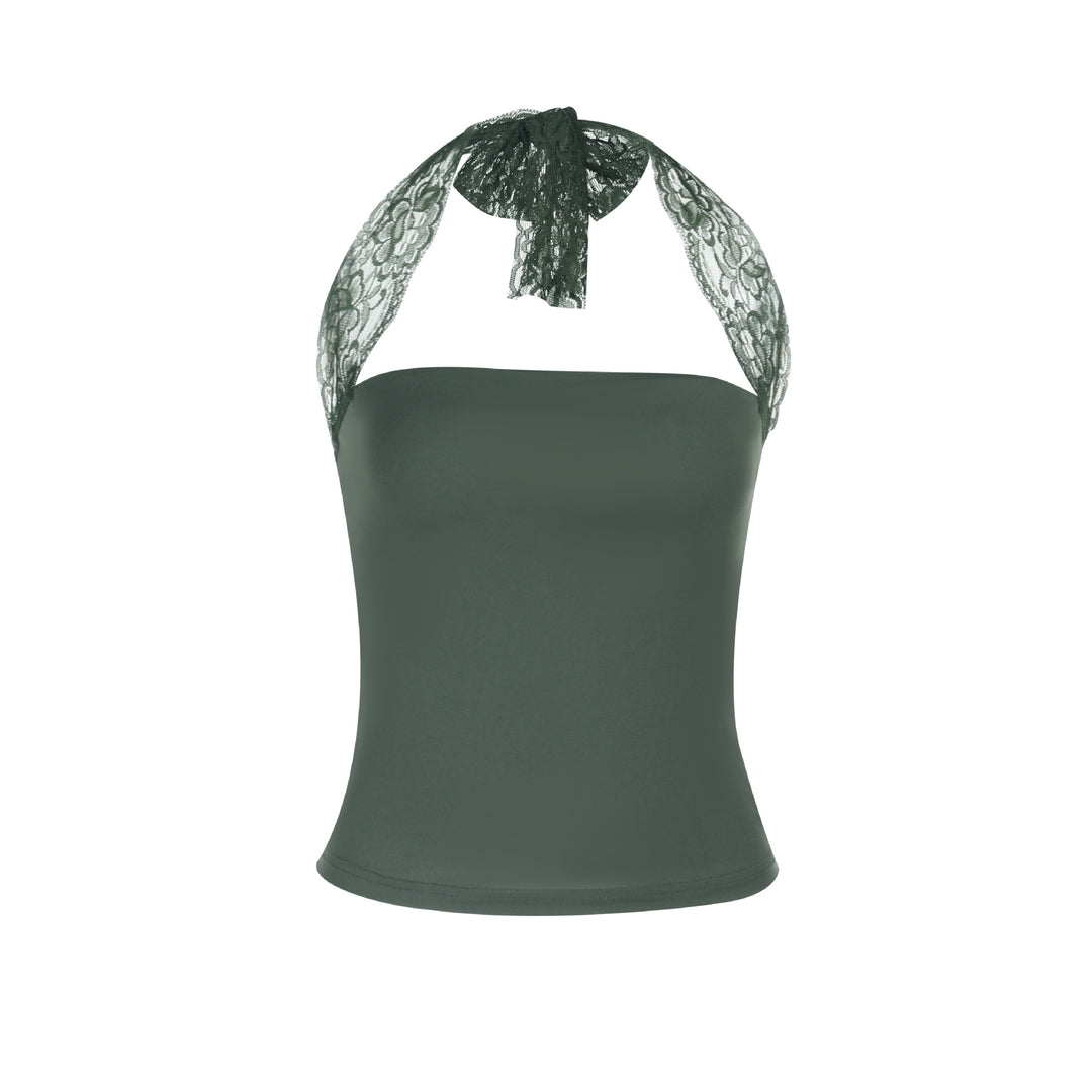 Damen Spitzen-Trägertop mit zartem Schnitt und figurformendem Design R&B