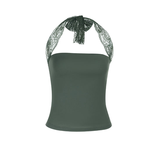Damen Spitzen-Trägertop mit zartem Schnitt und figurformendem Design R&B