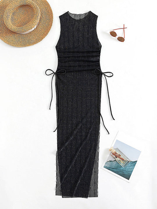 Damen Maxikleid mit elegantem Wickeldesign R&B
