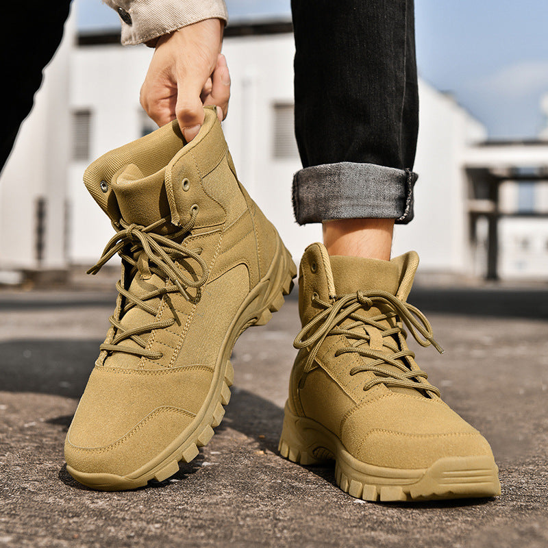 Damen Hohe Outdoor-Wanderstiefel mit rutschfester Sohle und atmungsaktivem Futter