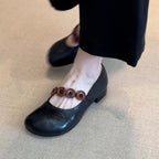 Damen elegante Ballerinas mit einzigartigem Riemchenakzent
