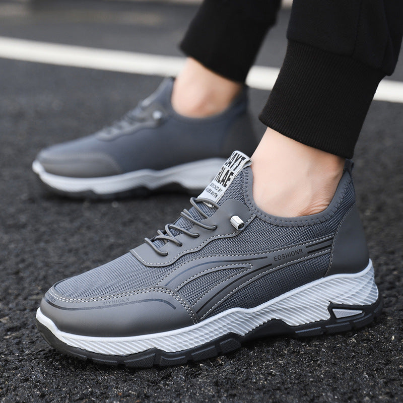 Damen Sportliche Leichtgewicht-Sneaker mit atmungsaktiver Mesh-Oberfläche und rutschfester Sohle R&B