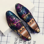 Damen Elegante Mokassins mit kunstvollem Design und hochwertiger Verarbeitung