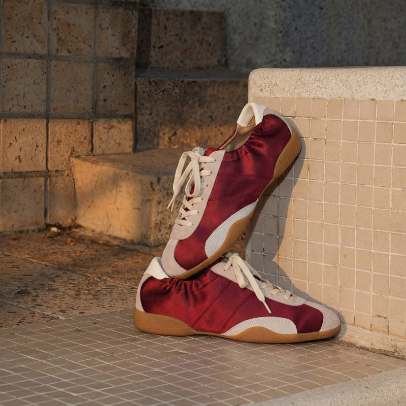 Damen Schnürschuhe im sportlichen Retro-Design mit weichem Obermaterial R&B
