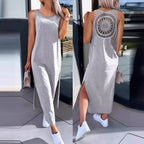 Damen Maxi-Kleid mit handgefertigter Spitze R&B