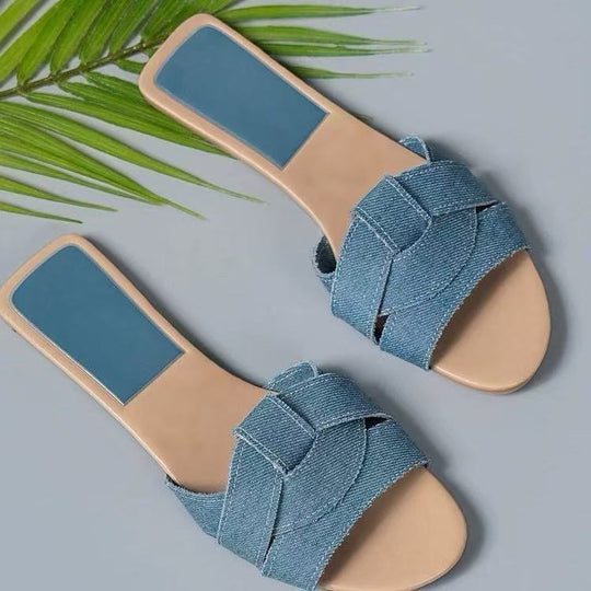 Damen Riemchen-Sandalen mit elegantem Knoten-Detail R&B