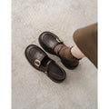 Damen elegante Mary Jane Schuhe mit modischem Schnallenakzent R&B