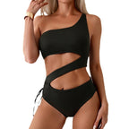 Damen Einseitiger Cut-Out Bikini